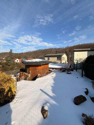 Blick aus dem Garten