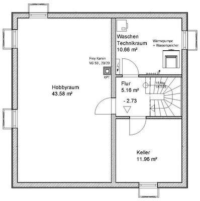 Grundriss Kellergeschoss