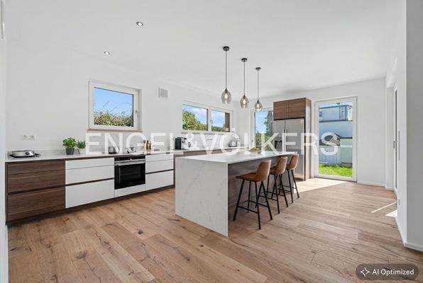 [KI-optimiertes Foto] Küchenbereich - Möblierungsbeispiel