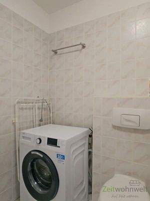 Waschmaschine im Bad