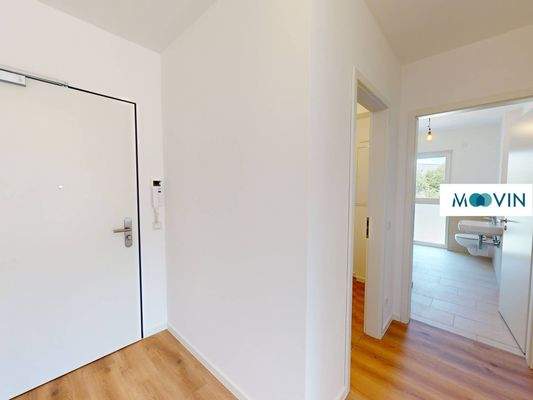 Wohnungsflur mit Abstellraum