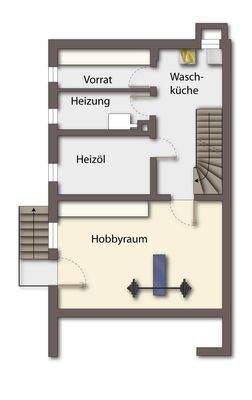 Grundriss Untergeschoss
