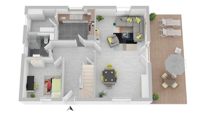 Grundriss EG (nicht maßstabsgetreu)