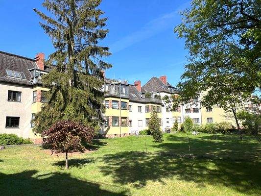 Die Wohnanlage Gartenseite