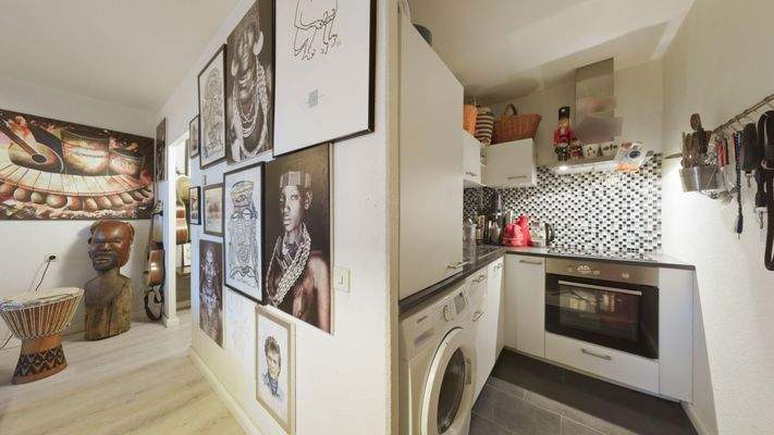 Blick zur Küchenzeile