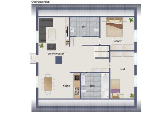 Grundriss Obergeschoss