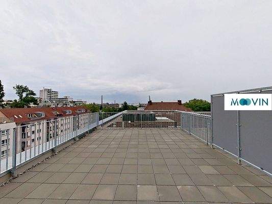 Ansicht I: Dachterrasse