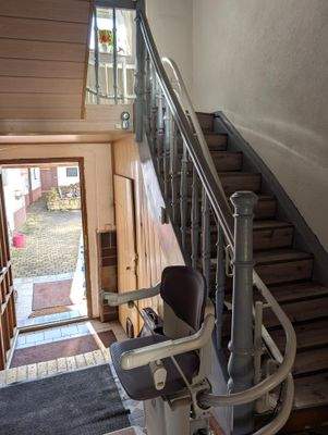 Treppenhaus am Eingang