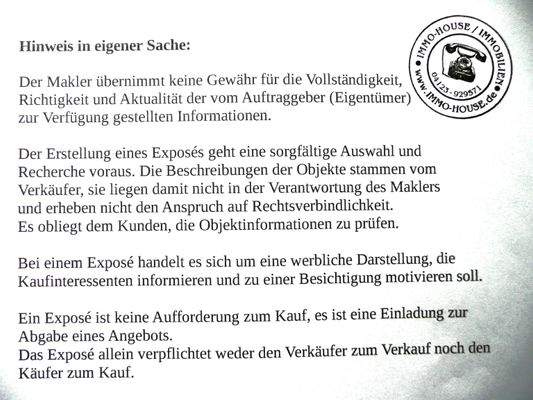 Exposebestandteil  !