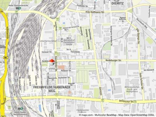 Geolyzer Kartenausschnitt