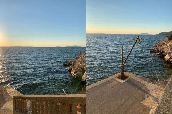 ... mit zwei Bootsanlegestellen 