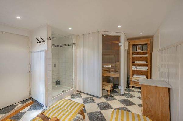 Wellnessbereich im Soutterrain