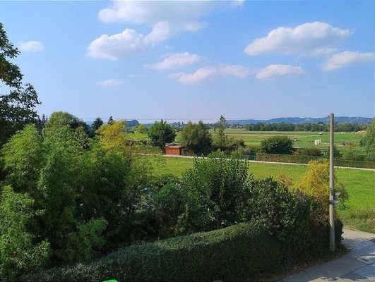 Ausblick vom Wohnzimmerbalkon