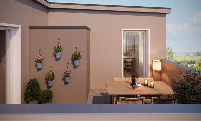 Dachterrasse (Abb. ähnl.)