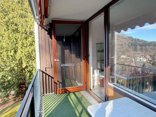 großzügiger Balkon