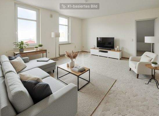 Wohnzimmer - KI Beispielbild