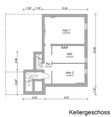 Grundriss Keller
