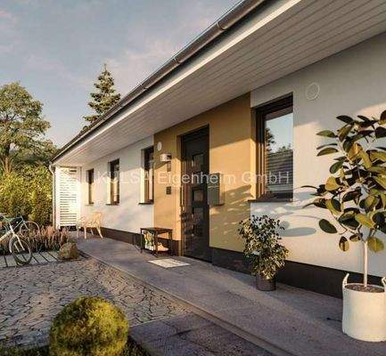 Variante mit überdachtem Eingang