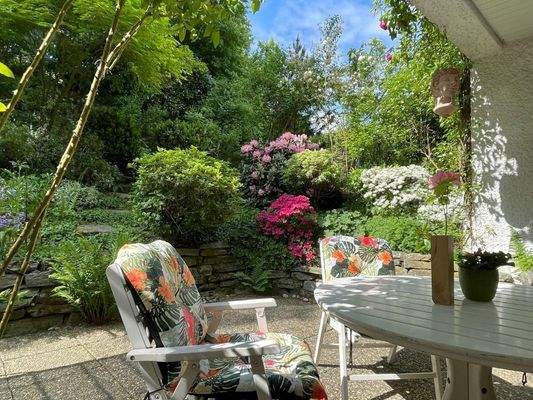 Terrasse und Garten