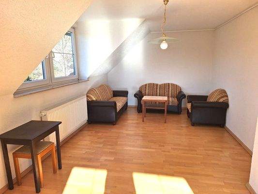 Wohnbereich im Dachgeschoss