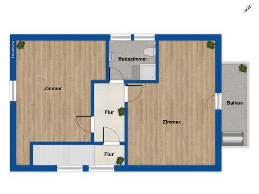 Grundriss Dachgeschoss