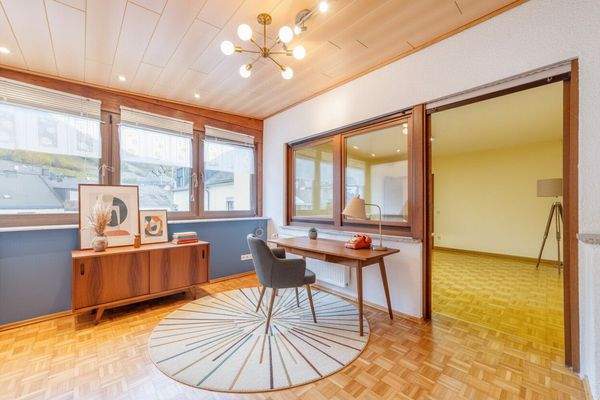 2. OG: Arbeitszimmer - Visualisierung