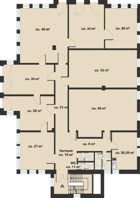 Grundriss der Gewerbeeinhei