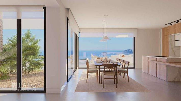 offener Essbereich mit WOW-Ausblick!