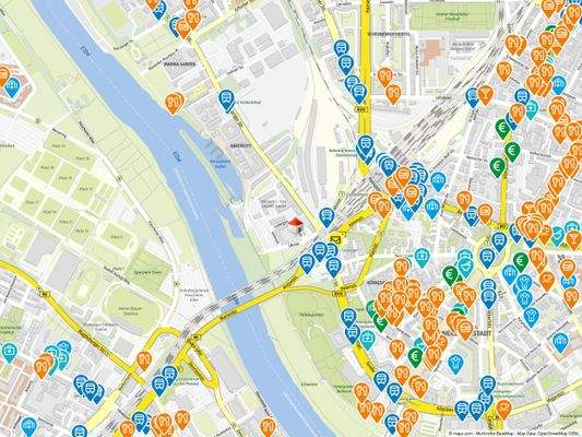 Geolyzer Kartenausschnitt