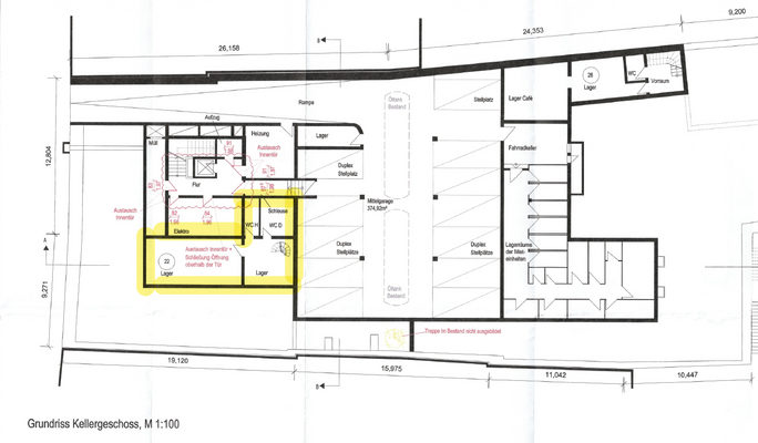 Grundriss Kellergeschoss