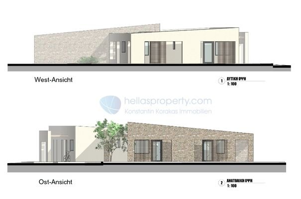 Ansicht 2 EFH 100 qm