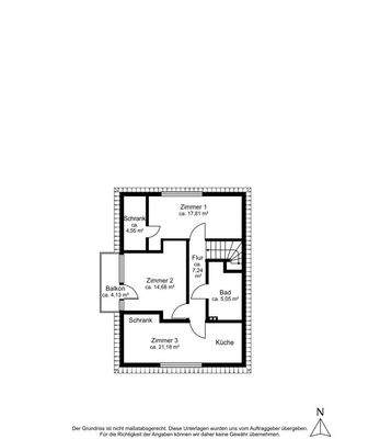 Grundriss Dachgeschoss