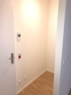 Blick zum Garderobenbereich
