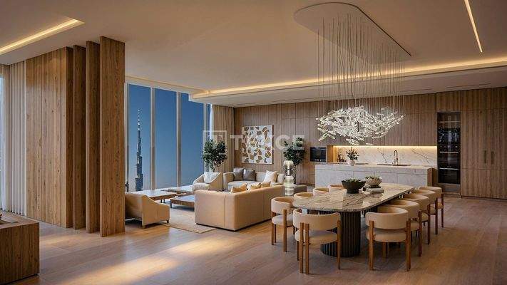 Apartments in 110 Storey Downtown Residences Tower in Business Bay