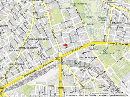 Geolyzer Kartenausschnitt