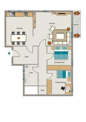 Grundriss beispielhaft