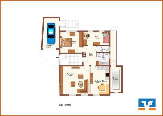 Grundriss Erdgeschoss