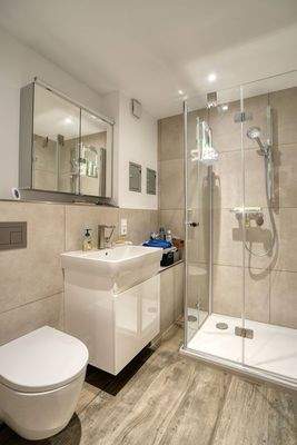 Duschbad im Gartengeschoss