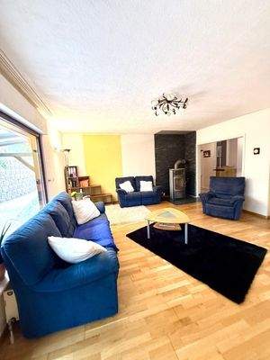 Wohnbereich mit Holzofen