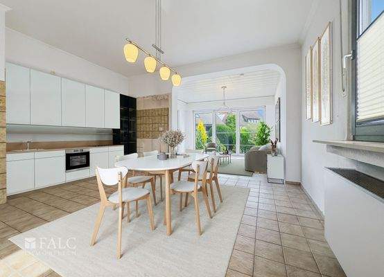 Wohn- und Essbereich Erdgeschoss