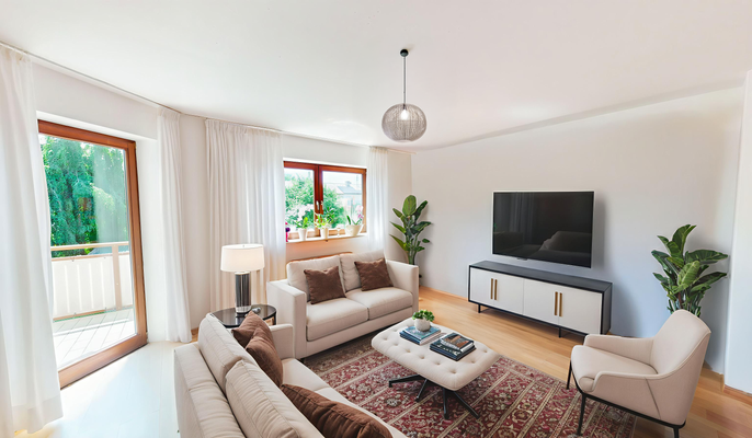 Einrichtungsbeispiel Wohnzimmer