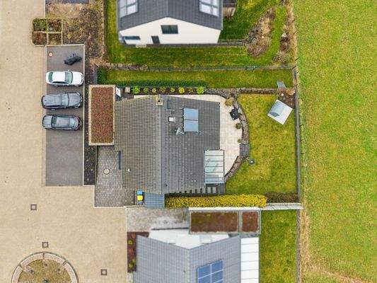 Blick auf das Grundstück