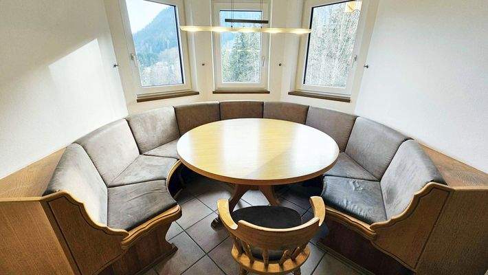gemütlicher Sitzbereich Küche, 3-Zimmer-Wohnung mit Stellplatz, Thiersee Kirchdorf