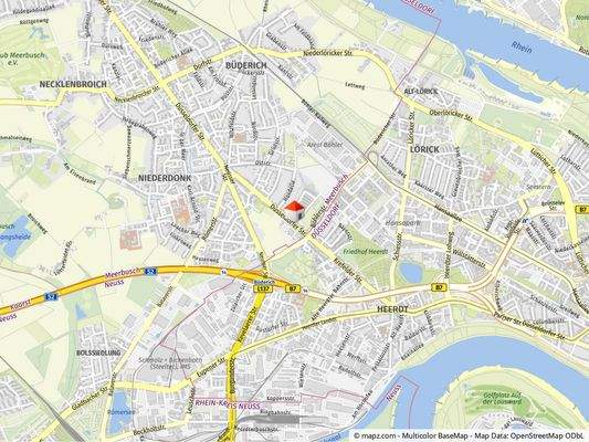 Geolyzer Kartenausschnitt