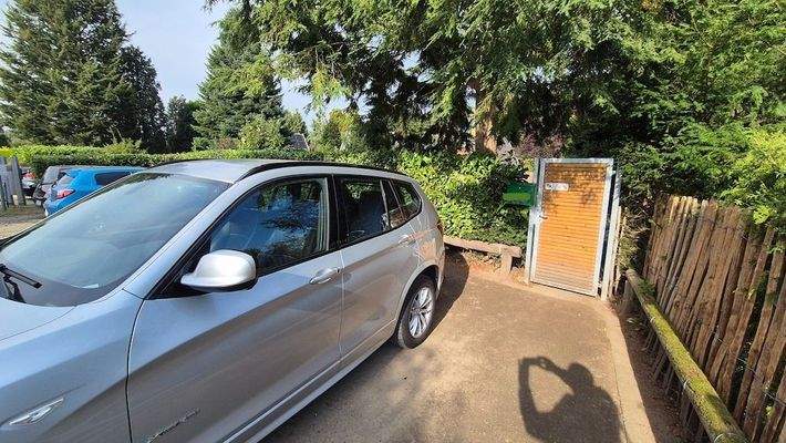 Ihr Stellplatz direkt an der Parzelle