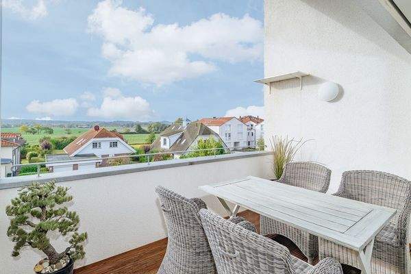 freier Blick vom Südbalkon