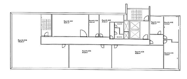 Grundriss, ca. 560 m²