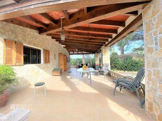 Hauptterrasse - Porche principal