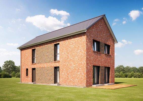 Detail-Außenansicht Süd/West Haus Nr. 3