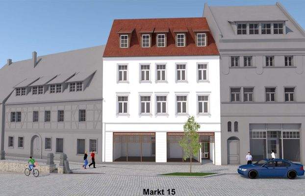 Projekt Idee Straßenansicht